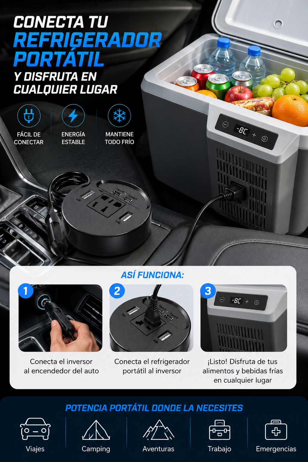 Inversor de Corriente Para Automovil - Image 2